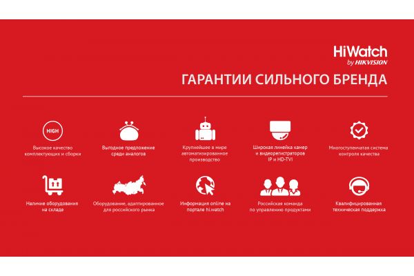 Основные преимущества линейки Hi-Watch от HikVision