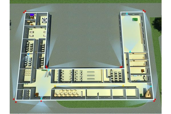Система видеонаблюдения в учебном заведении на примере оборудования RVi